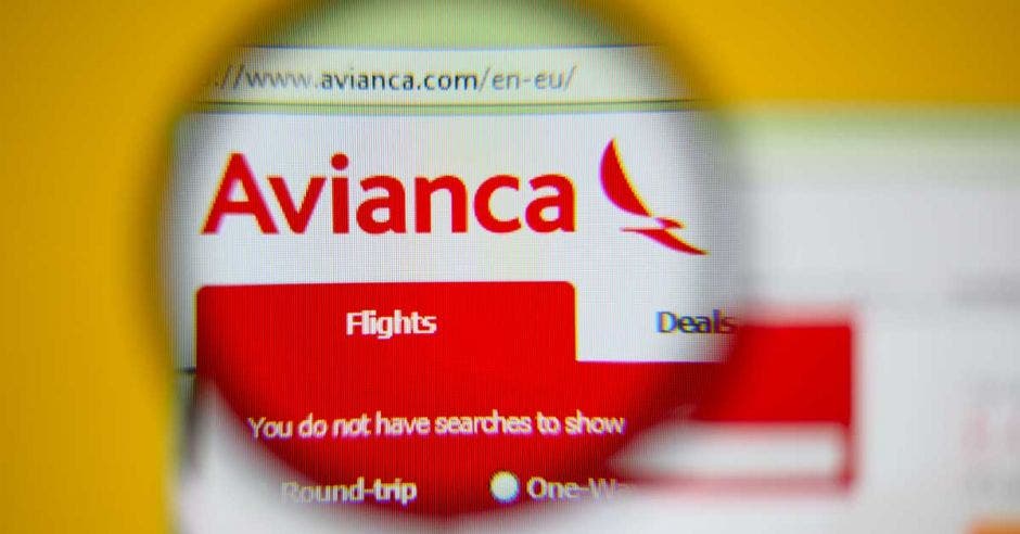 sitio web de Avianca