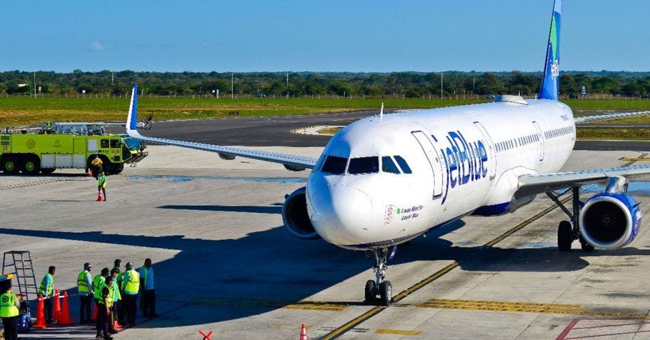 Un avión de JetBlue