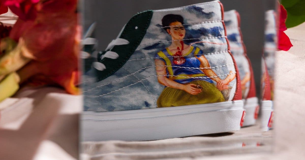 Vans decora sus zapatillas con de Frida Kahlo