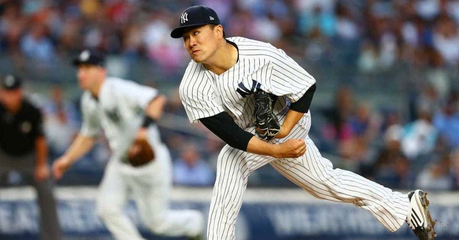 masahiro tanaka lanzando