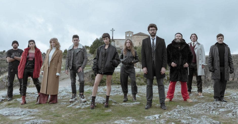 Personajes de la casa de papel