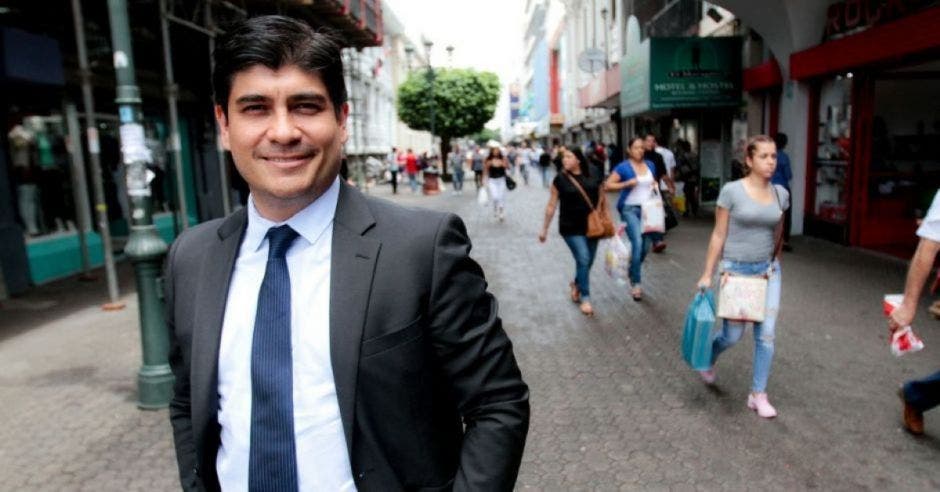 Carlos Alvarado, presidente de la República. Archivo/La República