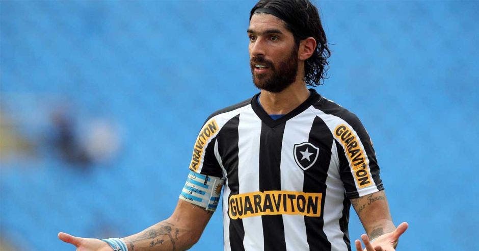 Loco Abreu con el botafogo