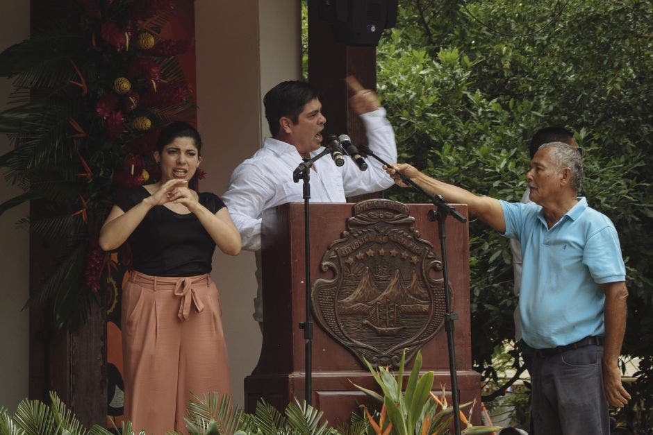 Carlos Alvarado, presidente de la República. Archivo/La República