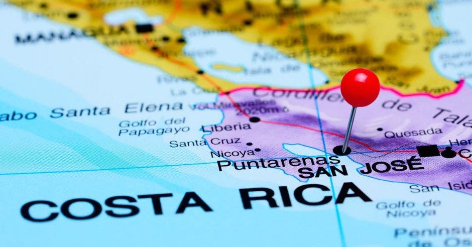 mapa de Costa Rica