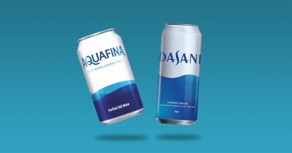 Aquafina y Dasani