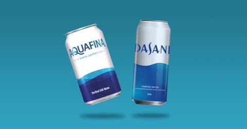 Aquafina y Dasani
