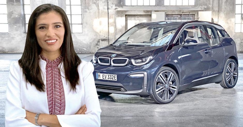 bmw i3 y mujer