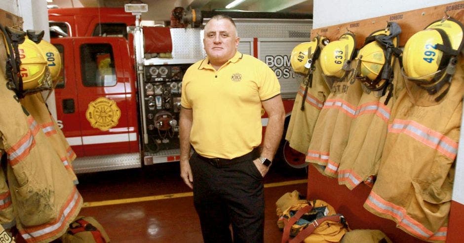 Héctor Chaves, director del Cuerpo de Bomberos. Archivo/La República