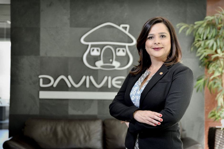 Mariela Córdoba, gerente comercial de Davivienda.