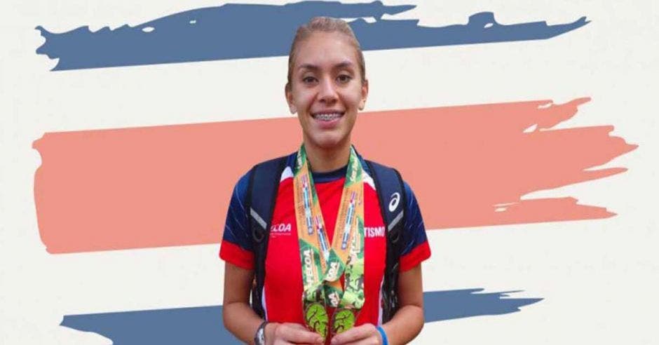 noelia vargas con medallas