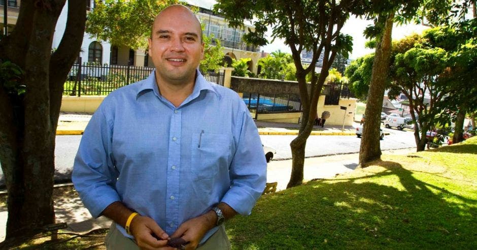 Edgardo Araya en el Parque Nicaragua