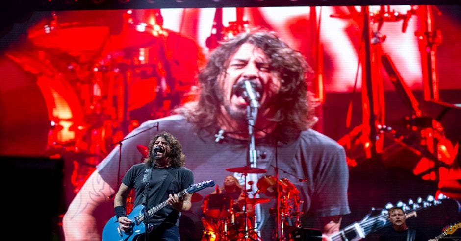 Dave Grohl en concierto en la Sabana, San José, Costa Rica