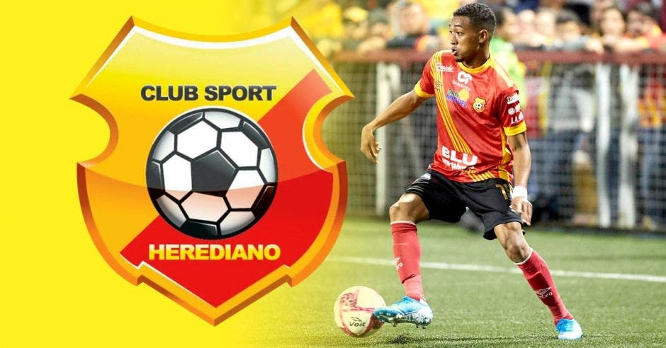 herediano futbolista y logo herediano