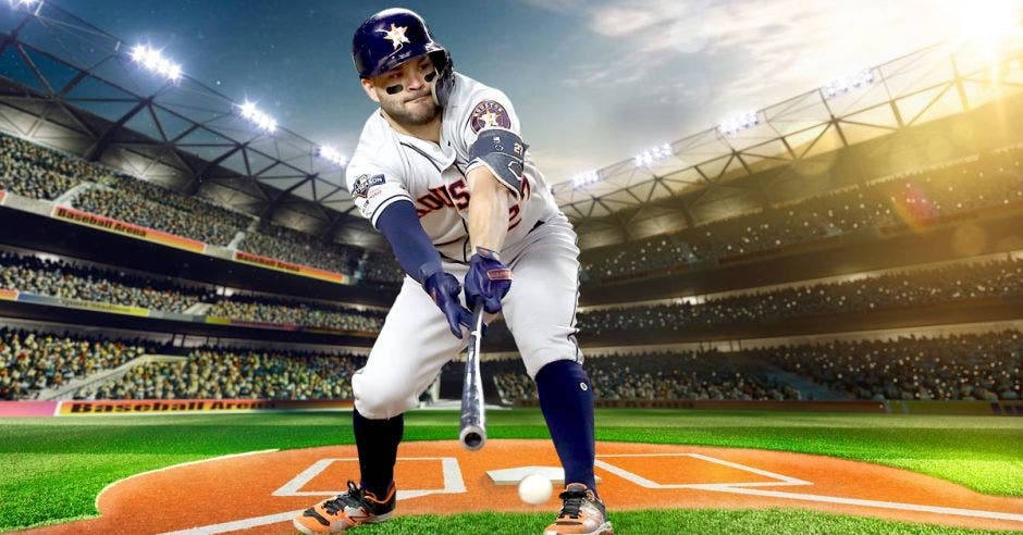 jose altuve bateando