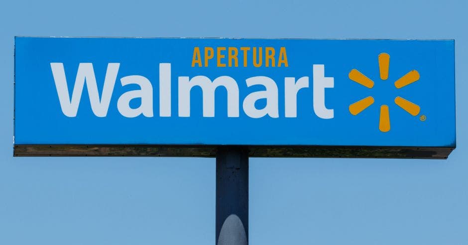 Letrero de Walmart