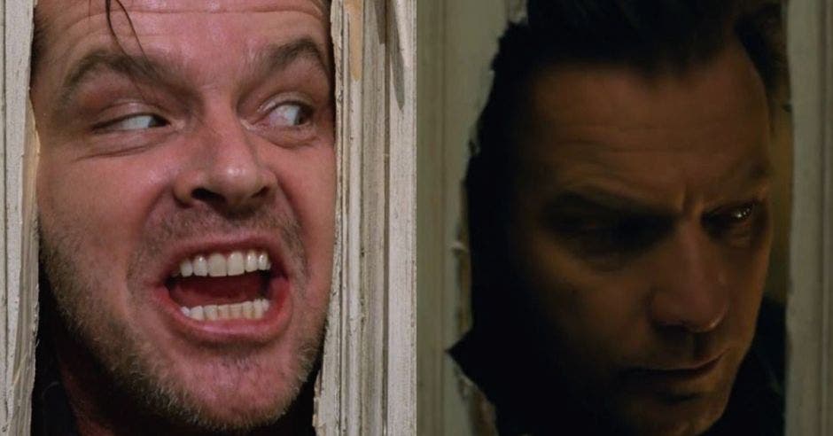 Jack Nicholson y Ewan McGregor, protagonistas de las películas The Shining y Dr. Sueño