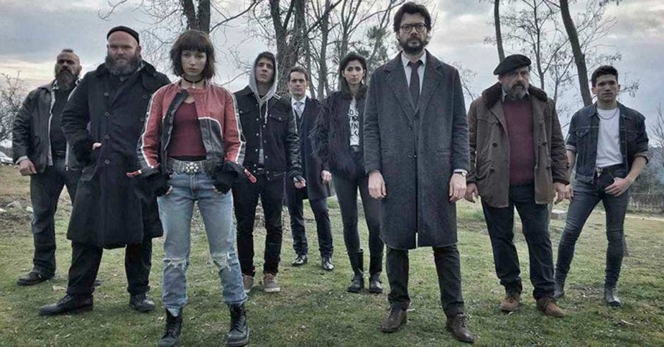 personajes de la serie la casa de papel