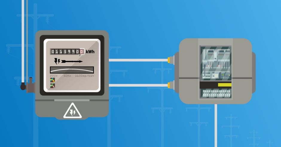 Dos transformadores de electricidad