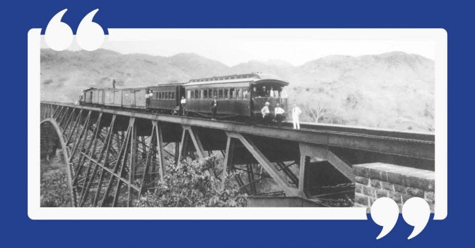 Los trabajos de la construcción del Ferrocarril al Pacífico