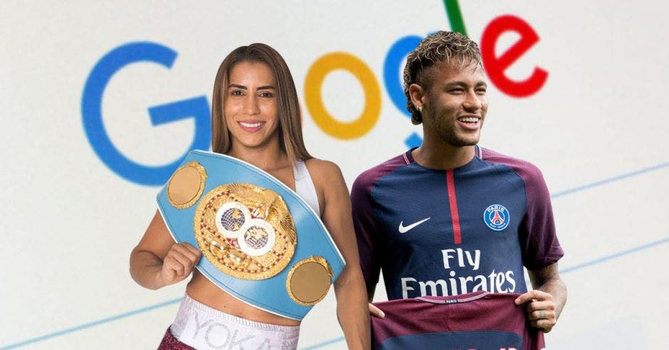 yokasta valle y neymar y logo de google