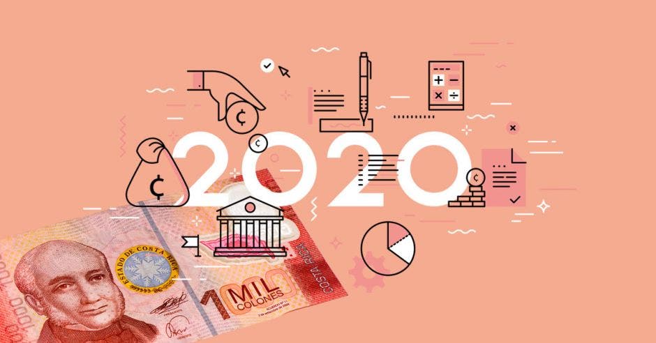 varios elementos económicos, se integran con el 2020 y un billete de mil  colones