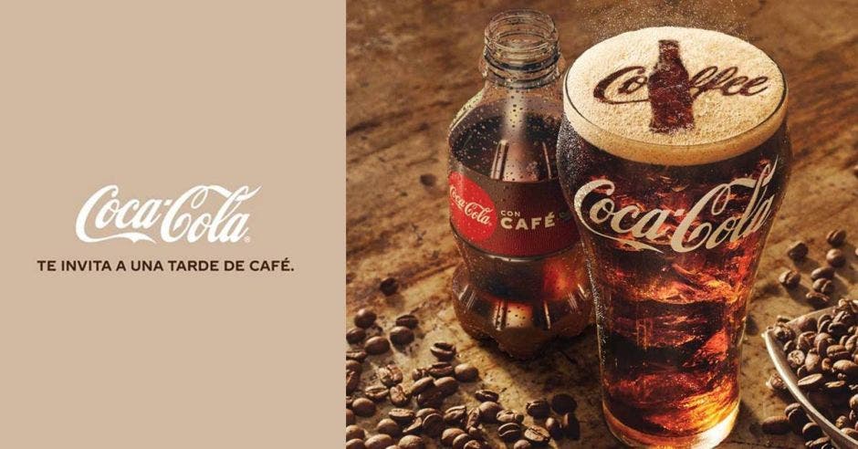 Coca cola con café