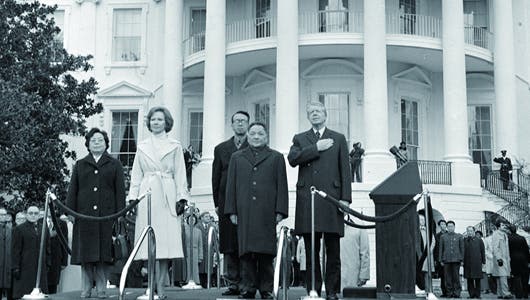 Deng Xiaoping y Jimmy Carter