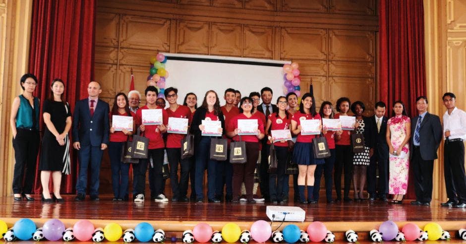 Estudiantes de mandarín en Costa Rica