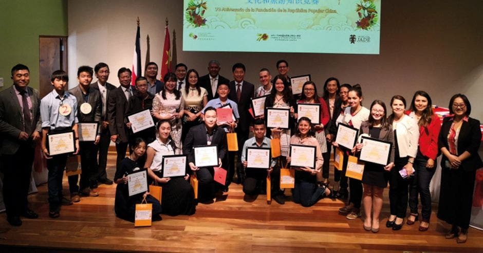 Estudiantes de mandarín en Costa Rica