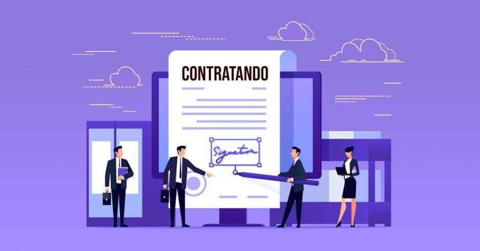 Firma de contrato