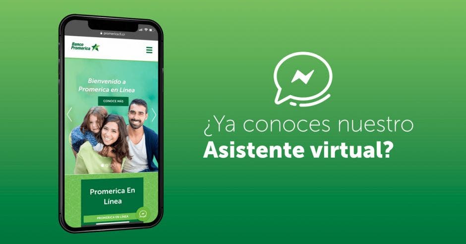 El chatbot es un servicio que le permite al usuario tener control y encontrar por sí mismo, de forma ágil y sencilla, una solución o respuesta a su necesidad, aseguró Arlene Martínez, gerente de Operaciones de Banco Promerica. Cortesía/La República