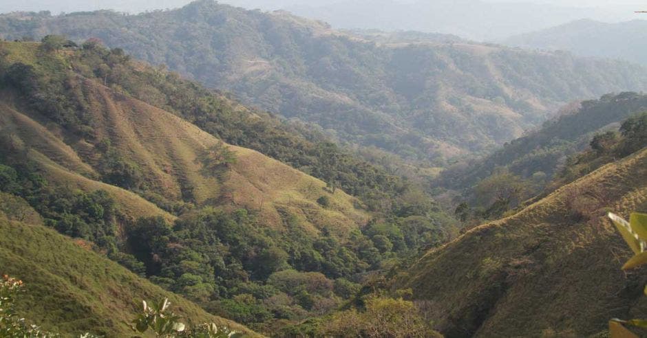 Vista panorámica de las tierras en Térraba