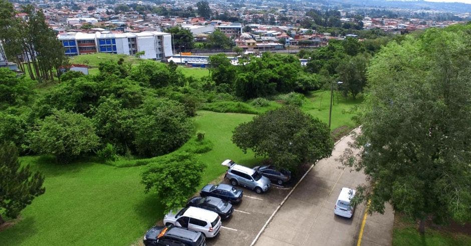 Vista aérea del campus del TEC