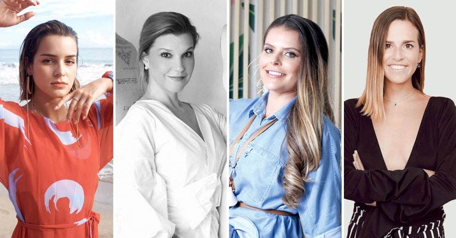 Cuatro diseñadoras costarricenses