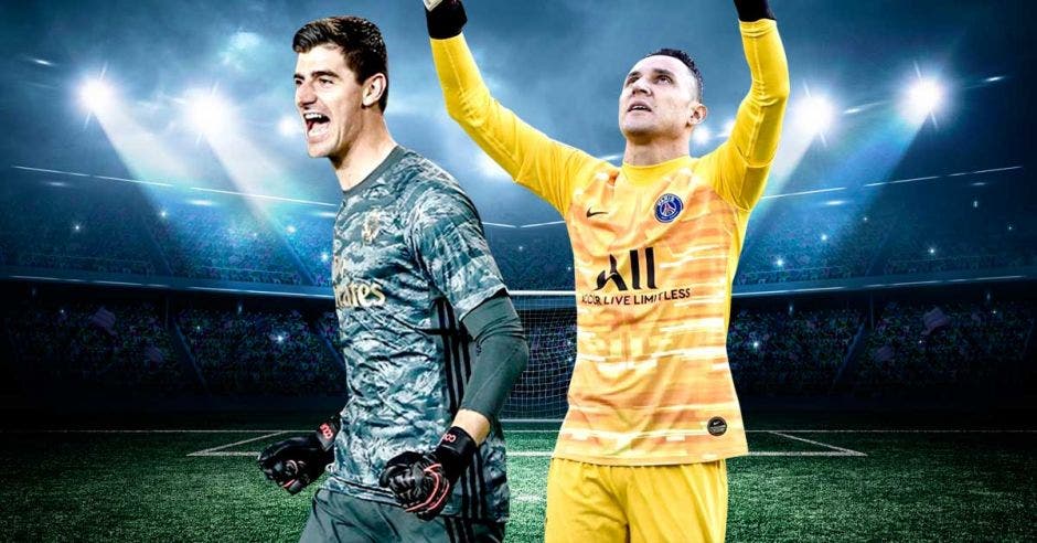 thibaut courtois y keylor navas