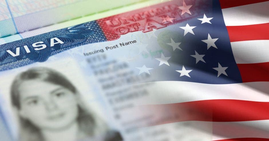 Una visa norteamericana