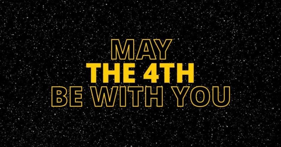 Frase May the 4th be with you