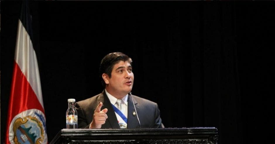 Carlos Alvarado, presidente de la República. Archivo/La República.