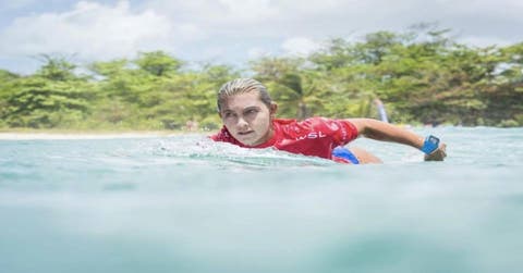 surfista en mar