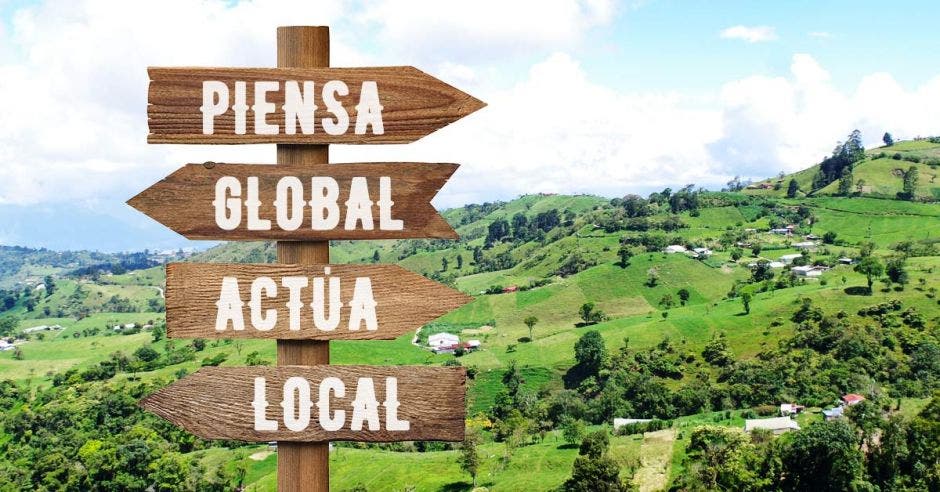 "Piensa Global, Actúa Local" Turrialba es uno de las zonas del país donde se practica esta iniciativa