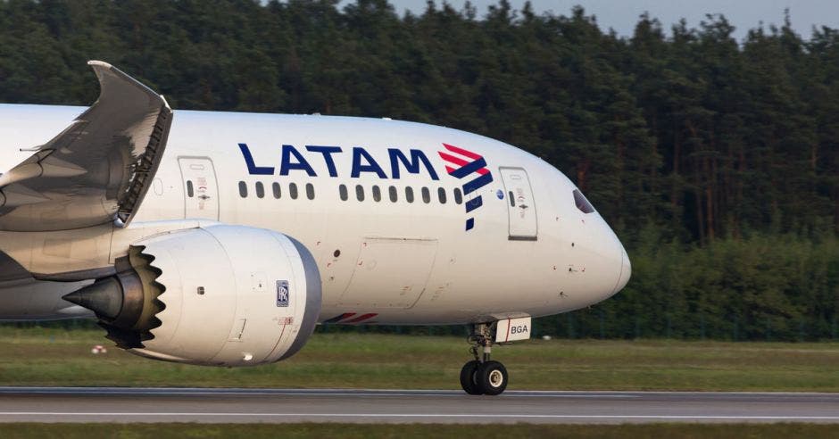 Avión de Latam Arilines