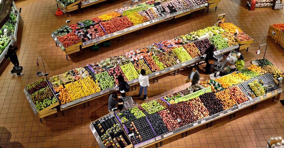 Toma de un supermercado