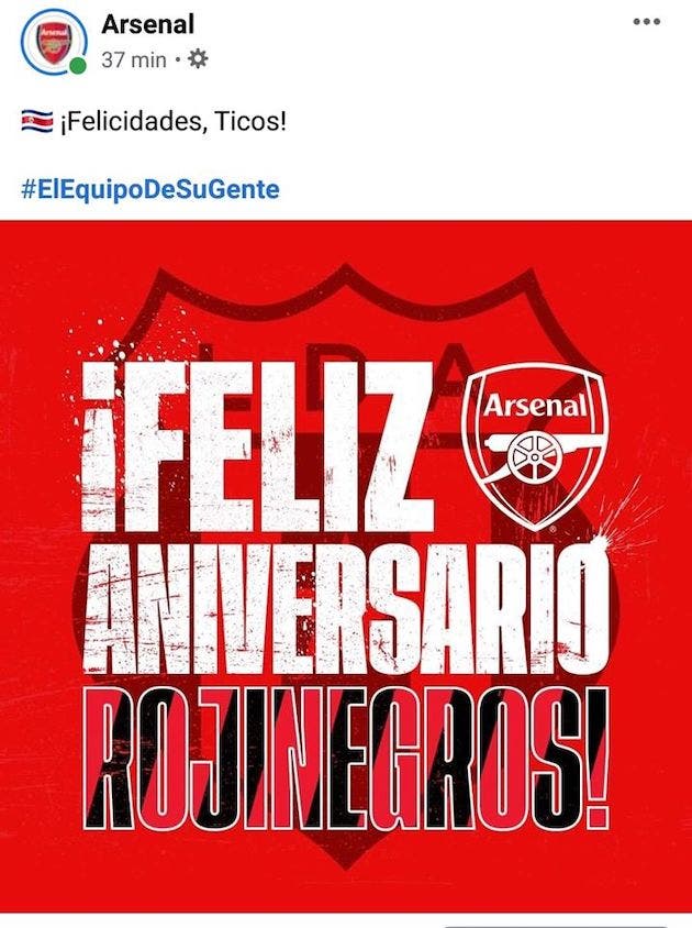 mensaje arsenal