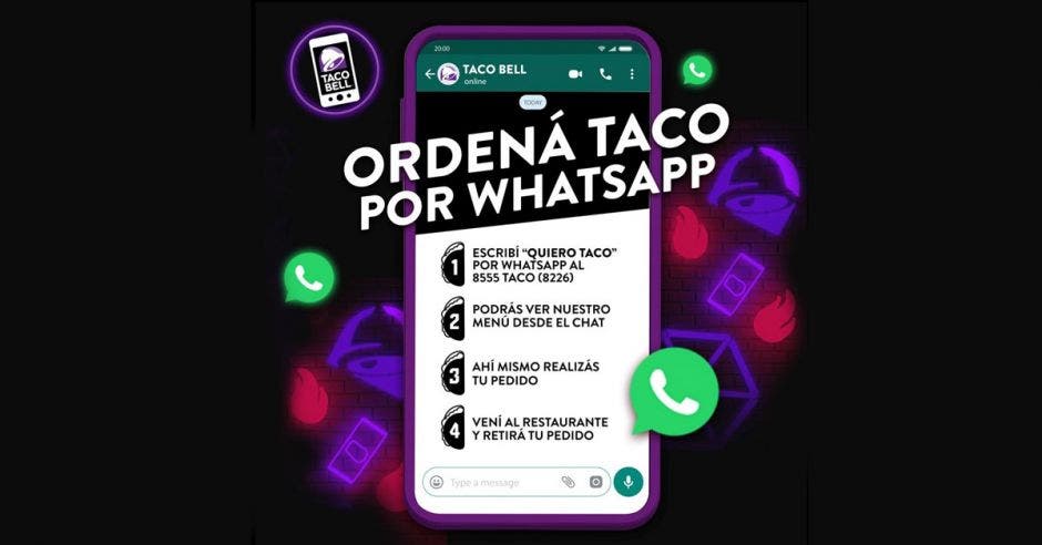 Afiche promocional de Taco Bell