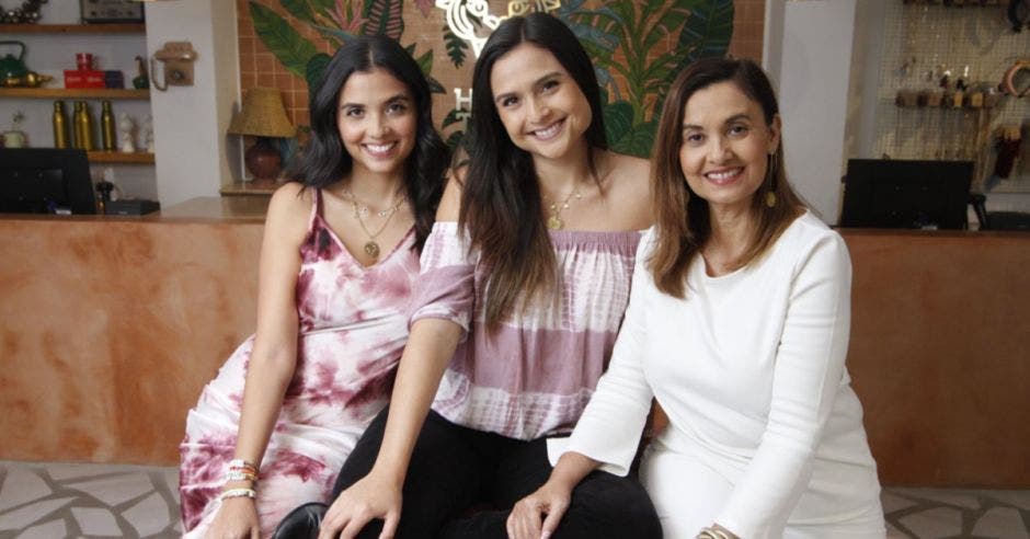 Daniela Quirós, Melissa Quirós y Gabriela Arroyo