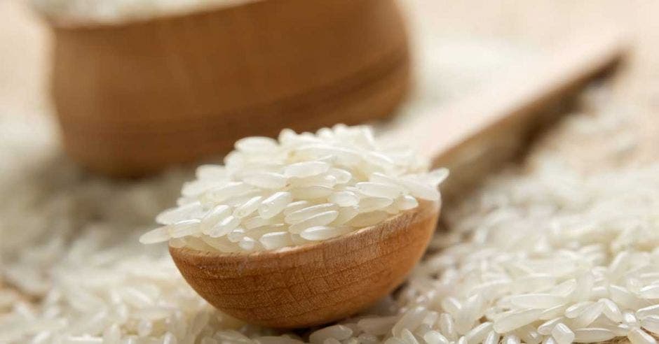 Cuchara con arroz