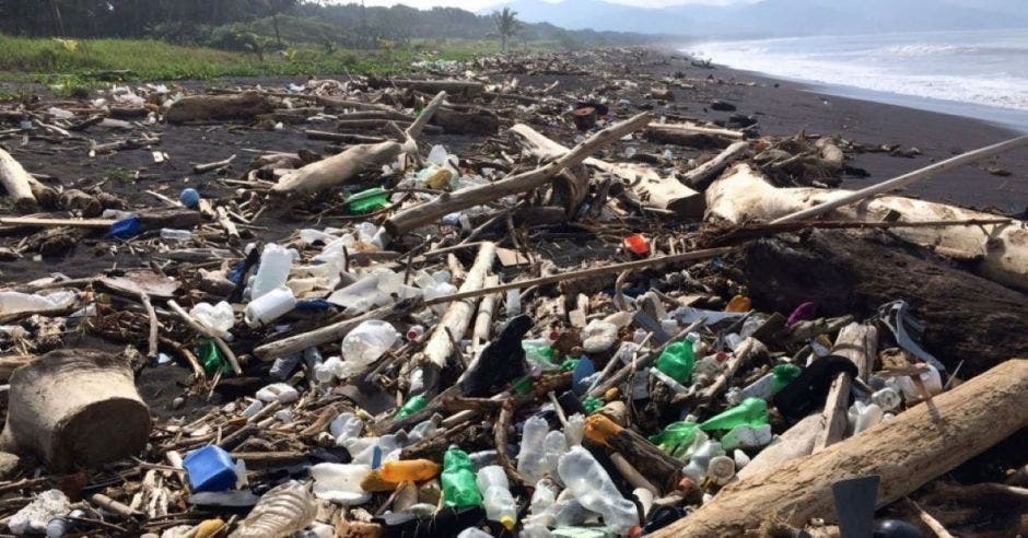 basura en playa