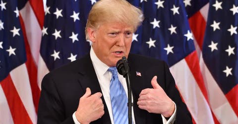 Vemos a Donald Trump
