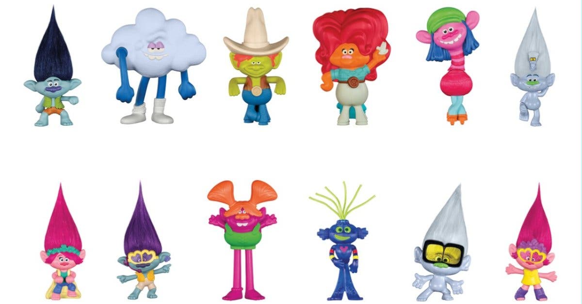 Personajes de la película Trolls están en la Cajita Feliz de McDonald's